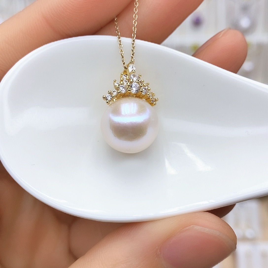 淡水珍珠合金颈饰