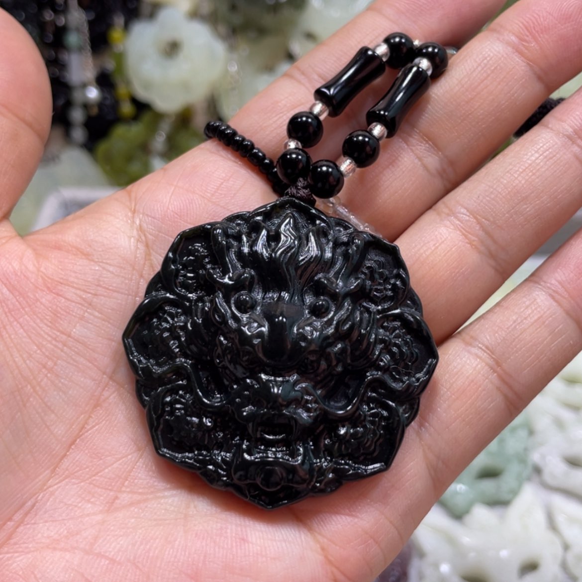 【闪购商品】岫玉颈饰未镶嵌17吊坠