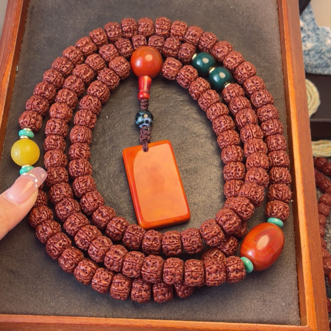 金刚菩提吊坠脾****?藏式直切一代龙