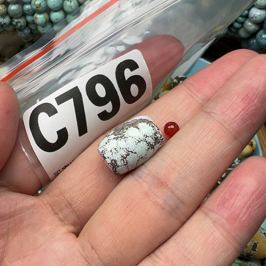 南红玛瑙配饰未镶嵌卡11.8