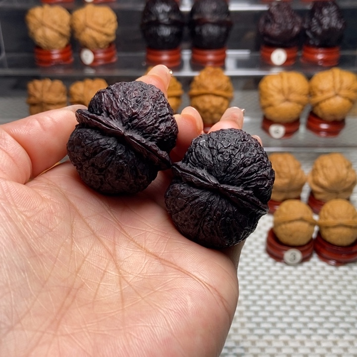 桃核把件8雷鼓双筋锤地闷