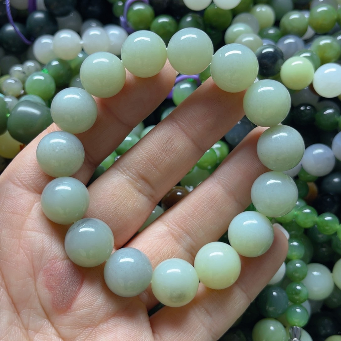 和田玉手链未镶嵌