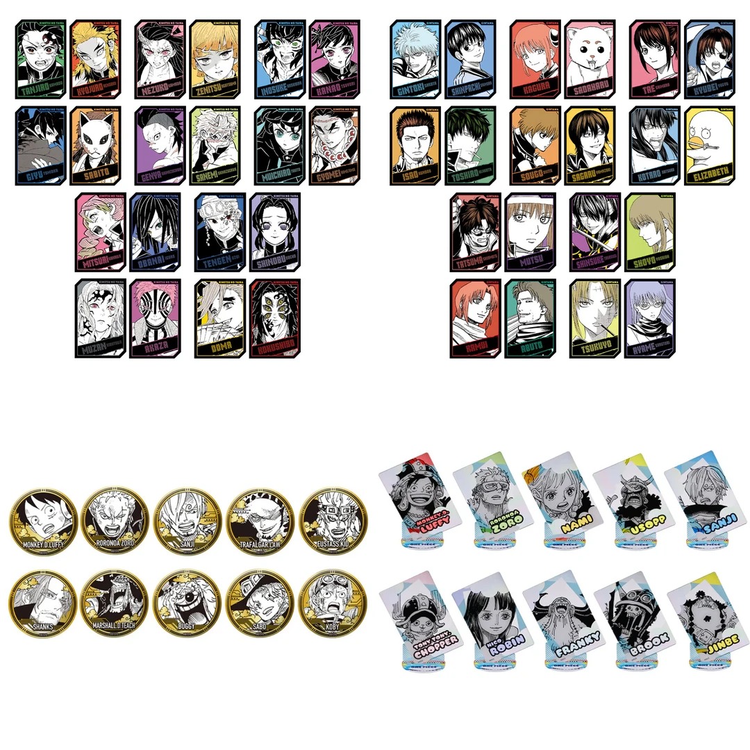 【JF26 场贩】 鬼灭全息卡 银魂全息卡 排球少年贴纸 