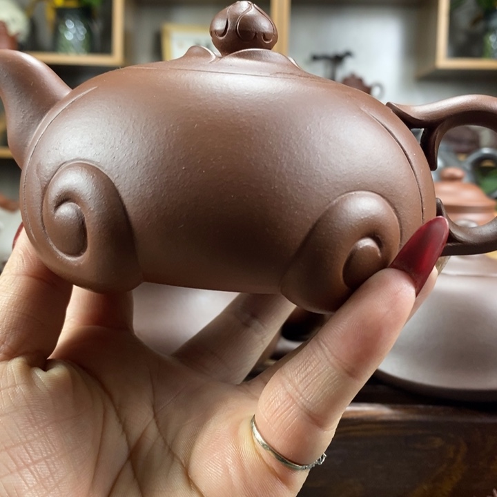 紫砂茶壶糖*哥原矿紫砂壶