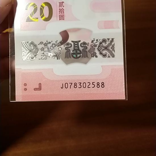 塑料蛇纪念钞 078302588