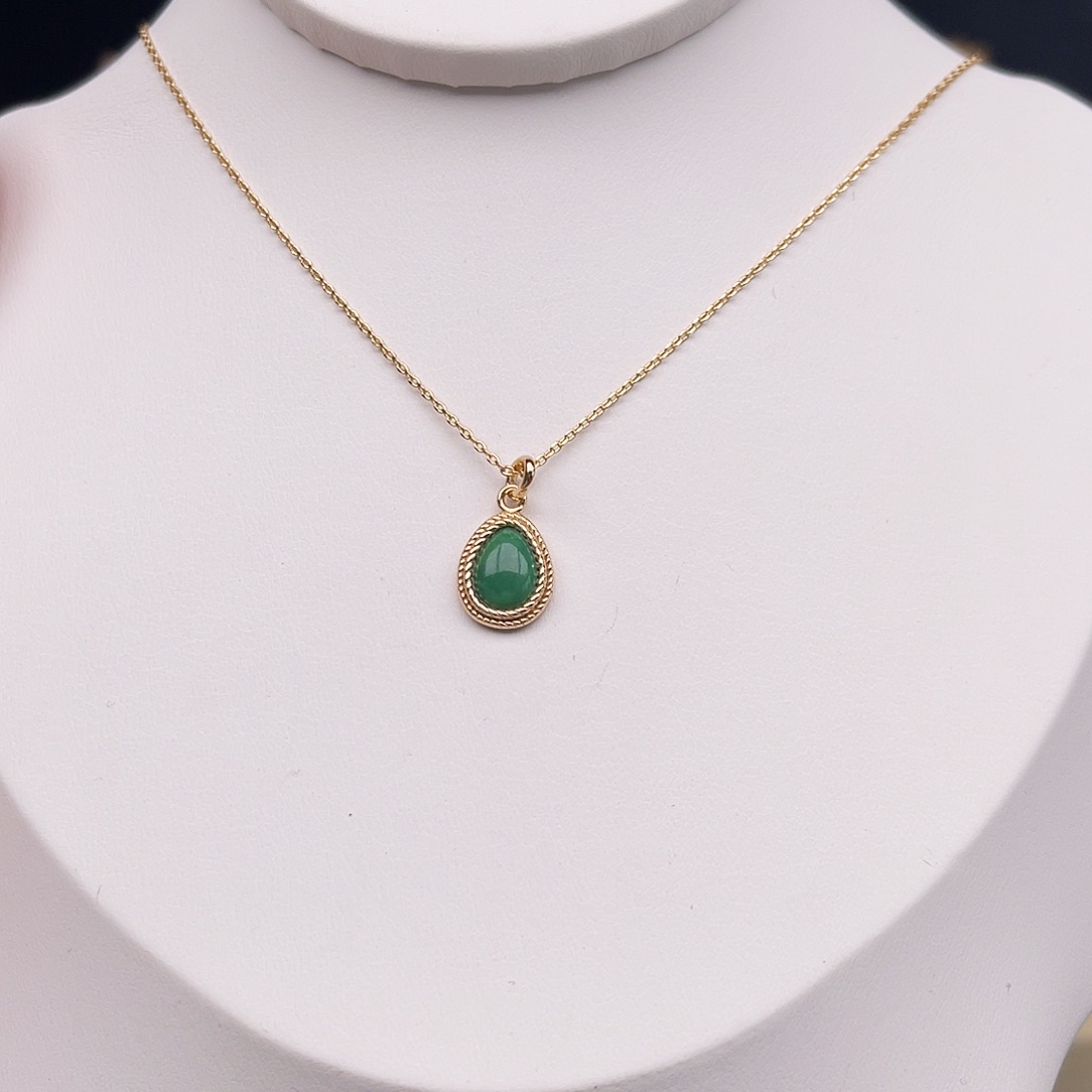 绿松石颈饰合金项链