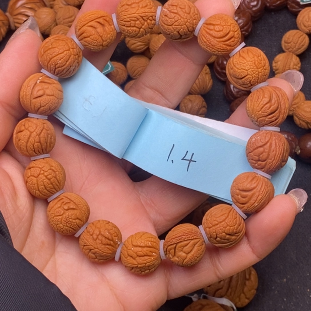 秦岭龙纹桃核17颗