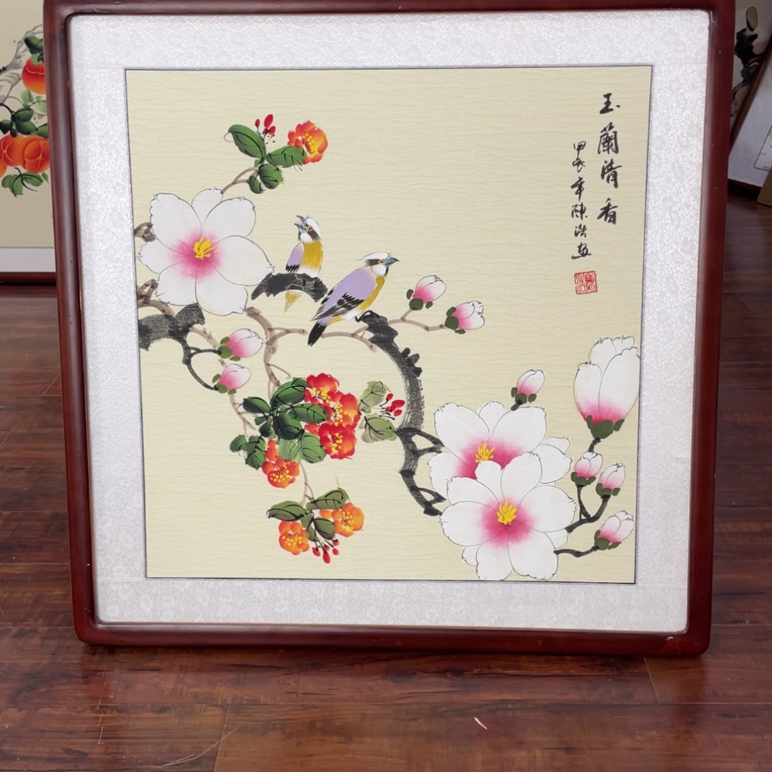 国画带框尺寸63*63厘米