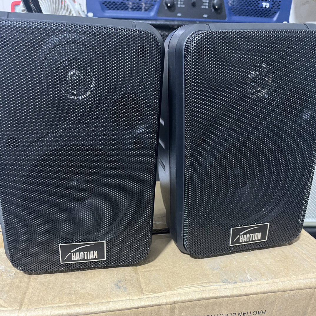 准新品  二手 黑色小音响一对 带喇叭一对 不包邮