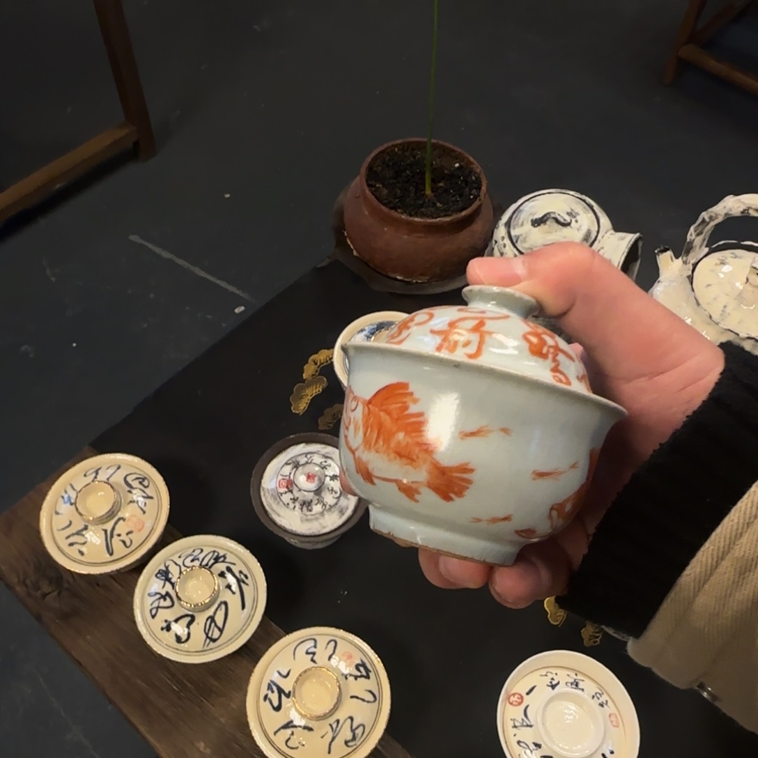 瓷片微瑕景德镇手作器物