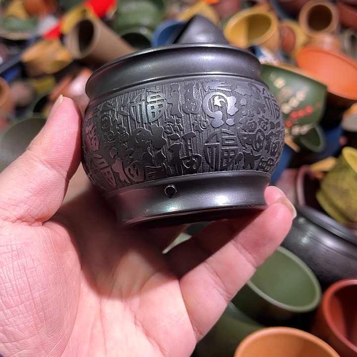 紫砂茶杯全手工紫砂主人杯
