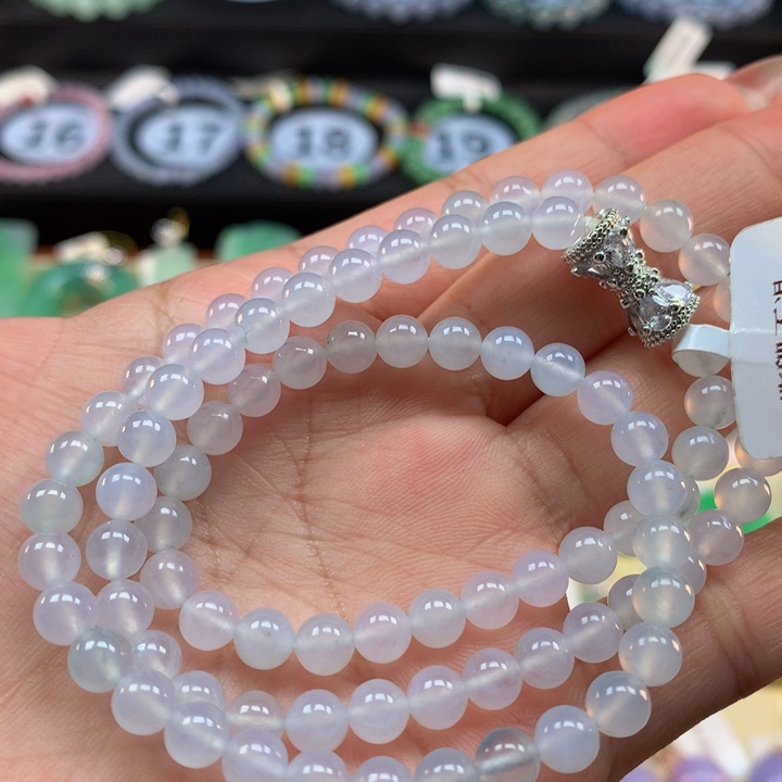 翡翠手链未镶嵌翡翠5.6