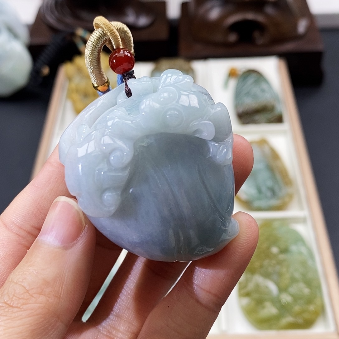 颈饰未镶嵌翡翠缅甸翡翠a货