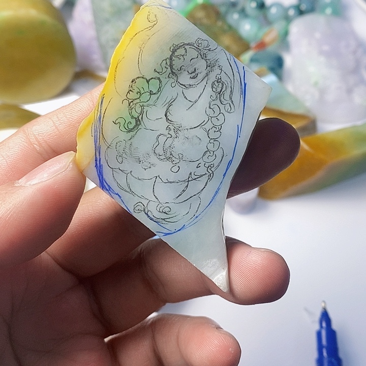 光***宝翡翠散珠天然翡翠A货