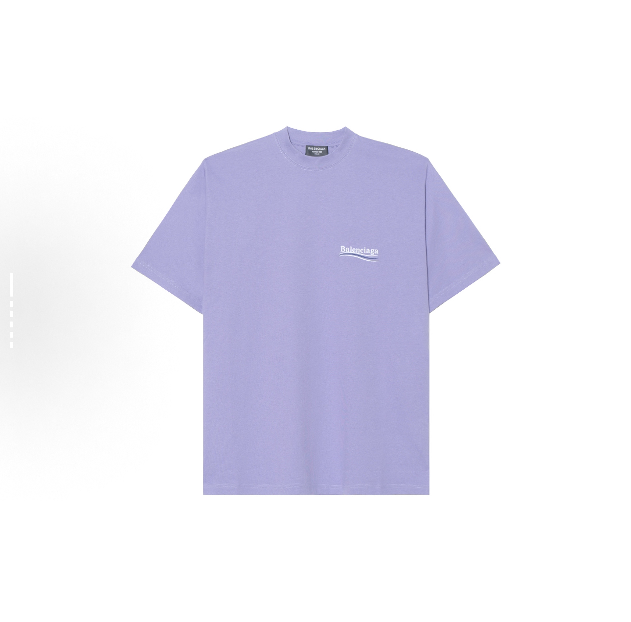 99新 Balenciaga/巴黎世家 紫色字母印花圆领短袖M码