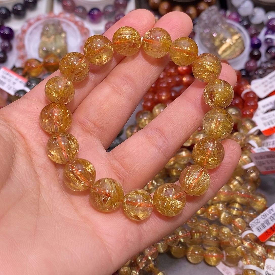 未镶嵌手链水晶金钛晶12