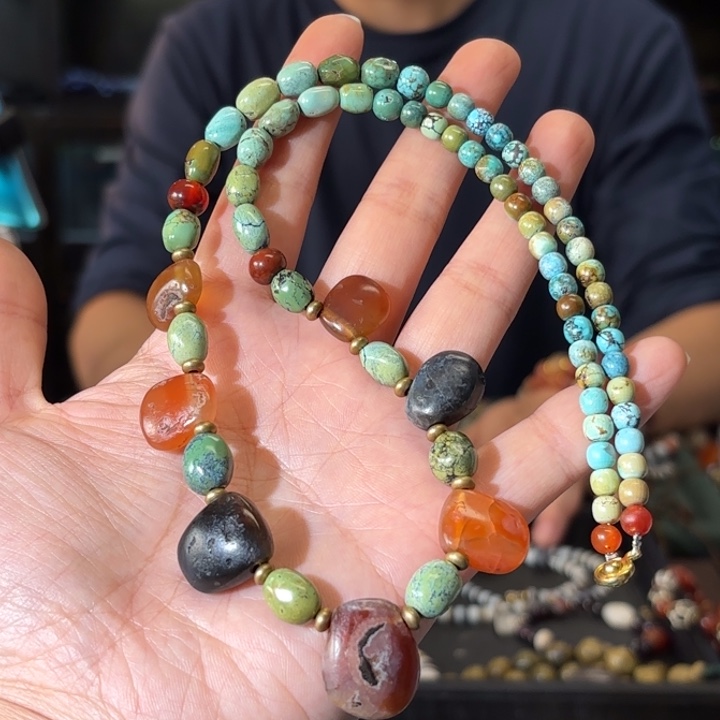 玛瑙/玉髓未镶嵌颈饰玛瑙