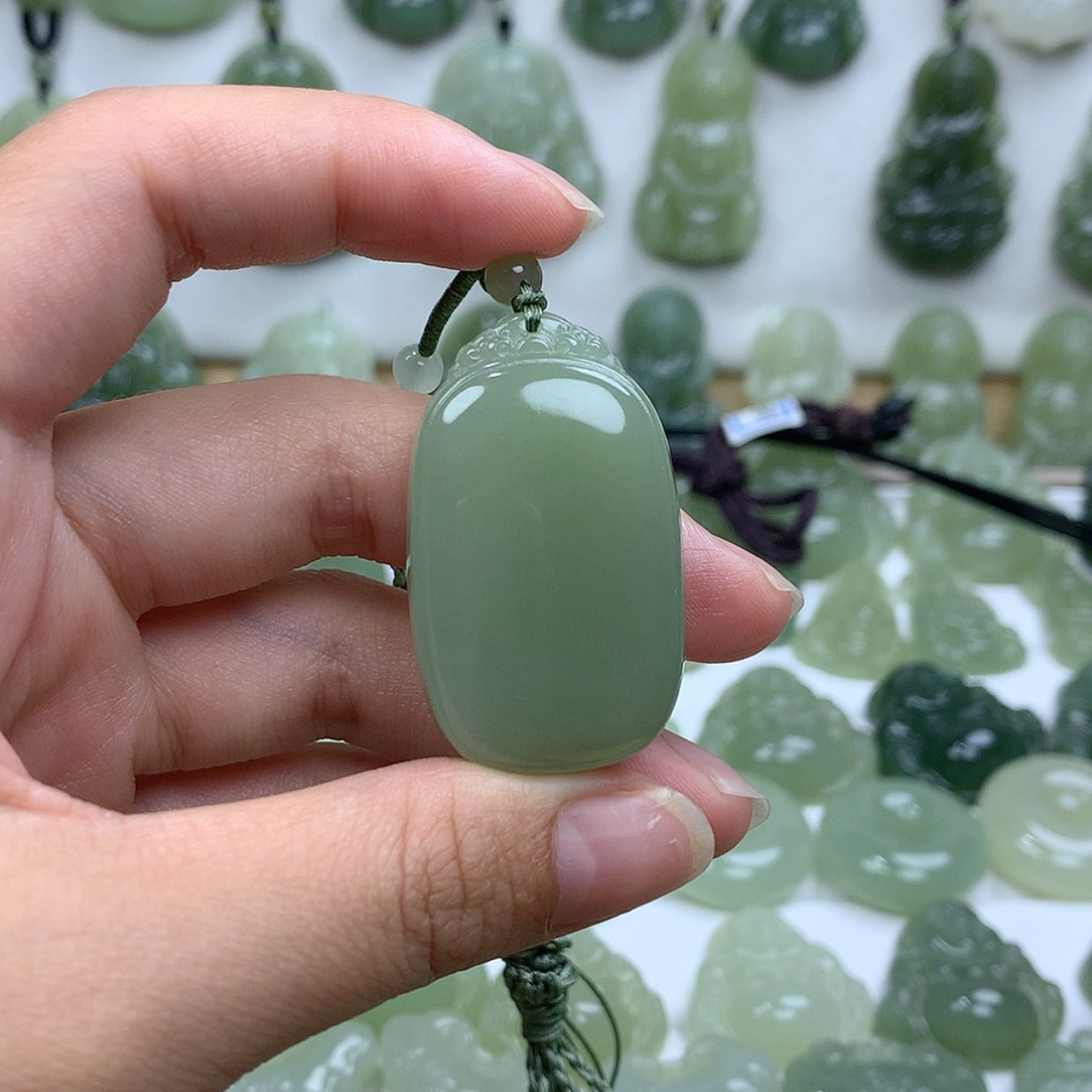【闪购商品】颈饰未镶嵌和田玉娟****9