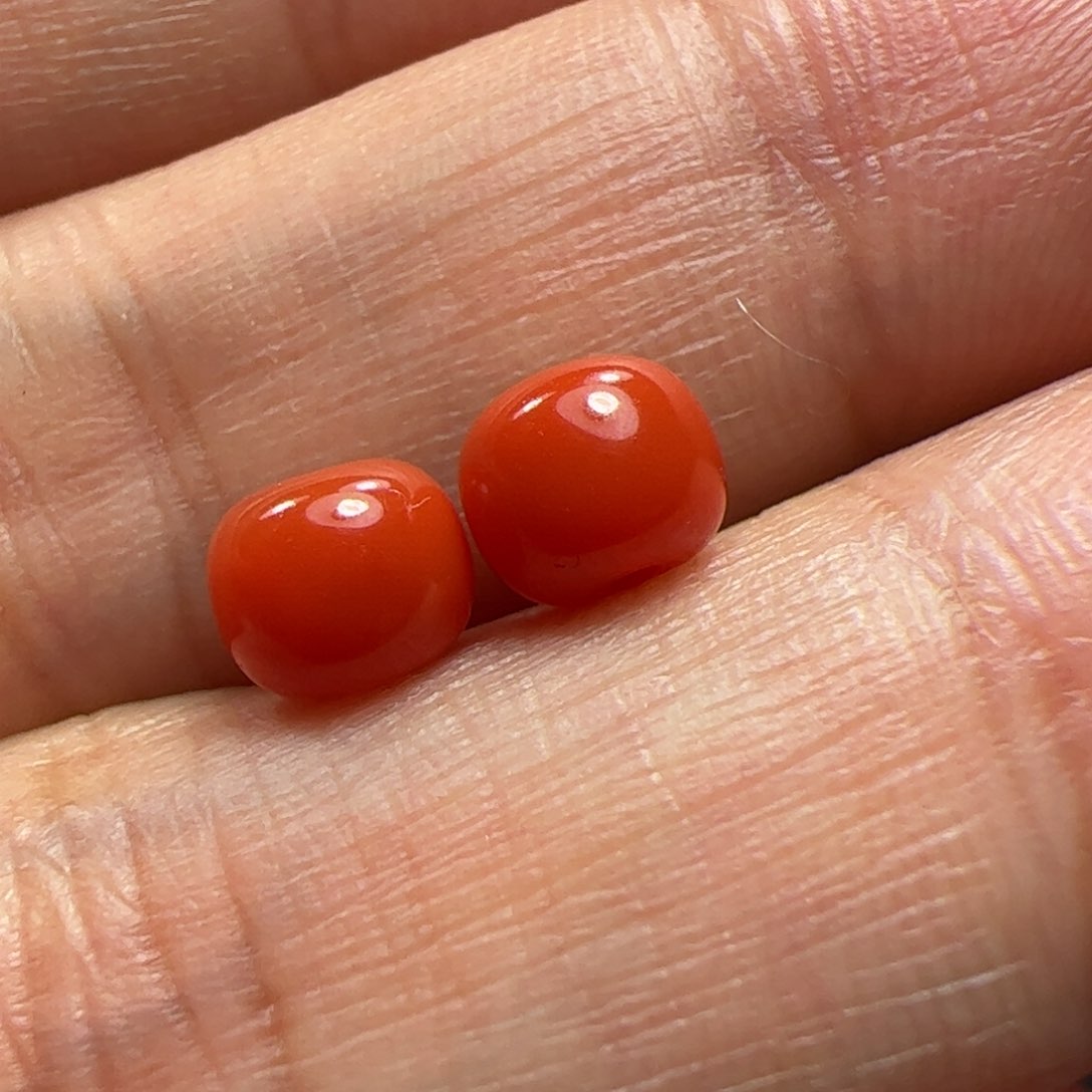 南红玛瑙珠子未镶嵌