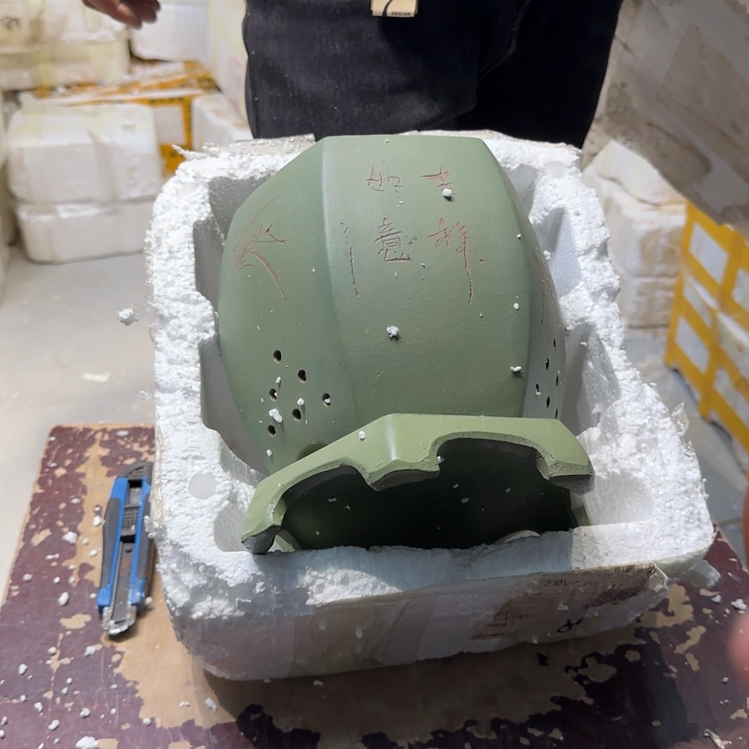 紫砂花盆瑕疵和瑕疵