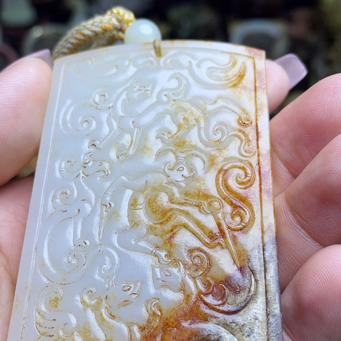 独***下和田玉未镶嵌手链