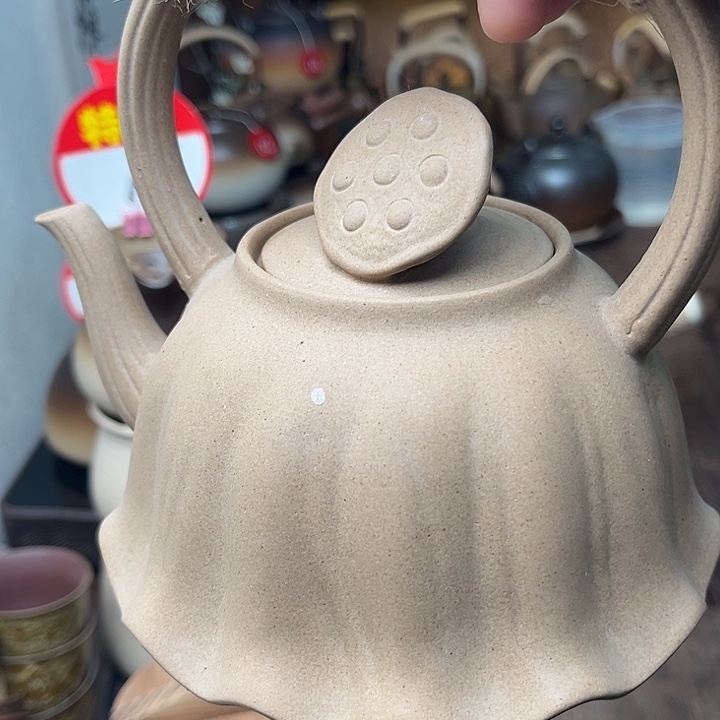 素色莲花壶一个12333333333