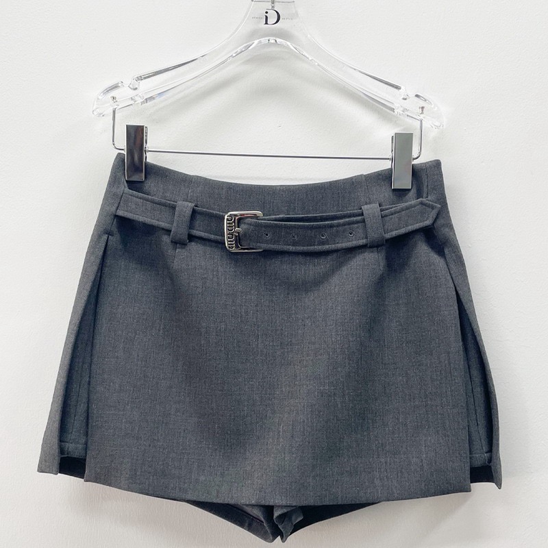 O型高腰休闲风慵懒风老钱风薄款通用半身裤裙中腰