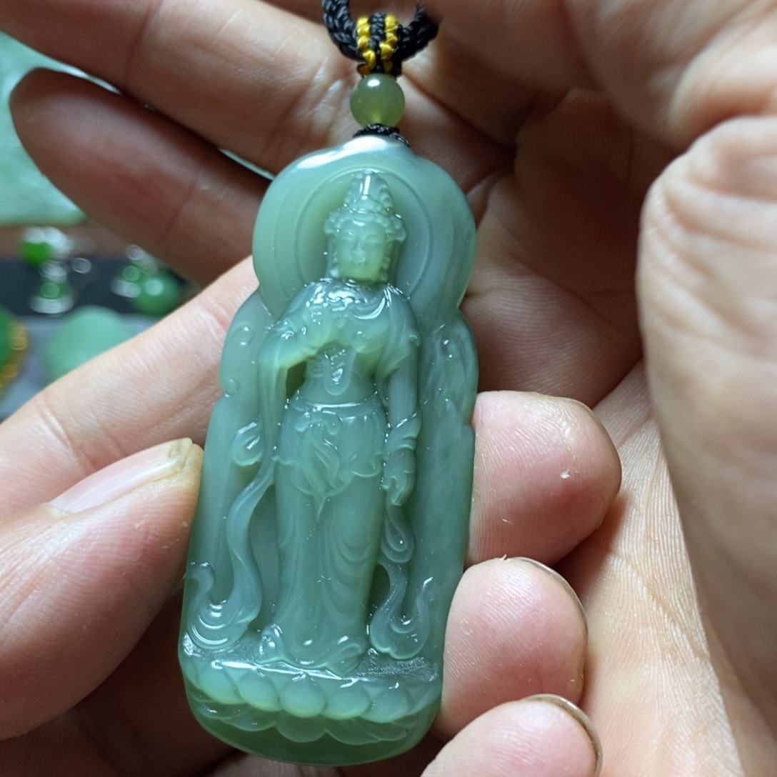 和田玉（碧玉）未镶嵌挂件