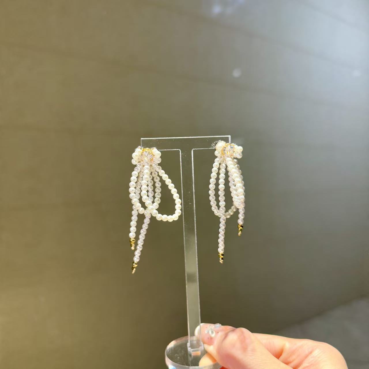 非金属仿珍珠耳饰 【莫奈海之星】贝珠系列耳环设计气质日常优雅款