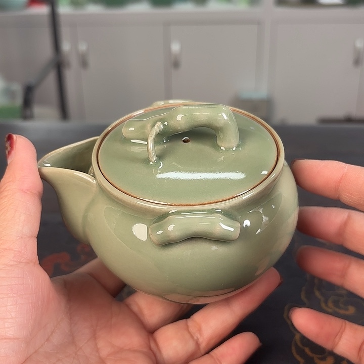 龙泉云间青瓷小米茶器