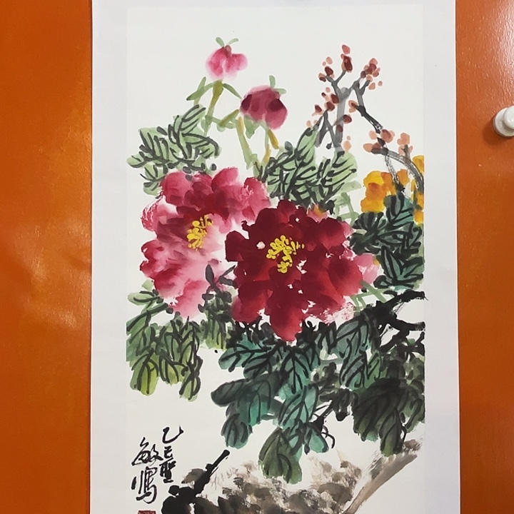 国画张圣敏先生纯手绘作品