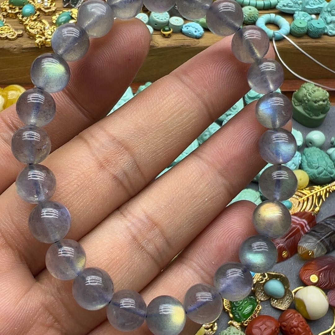 水晶手链未镶嵌灰月光