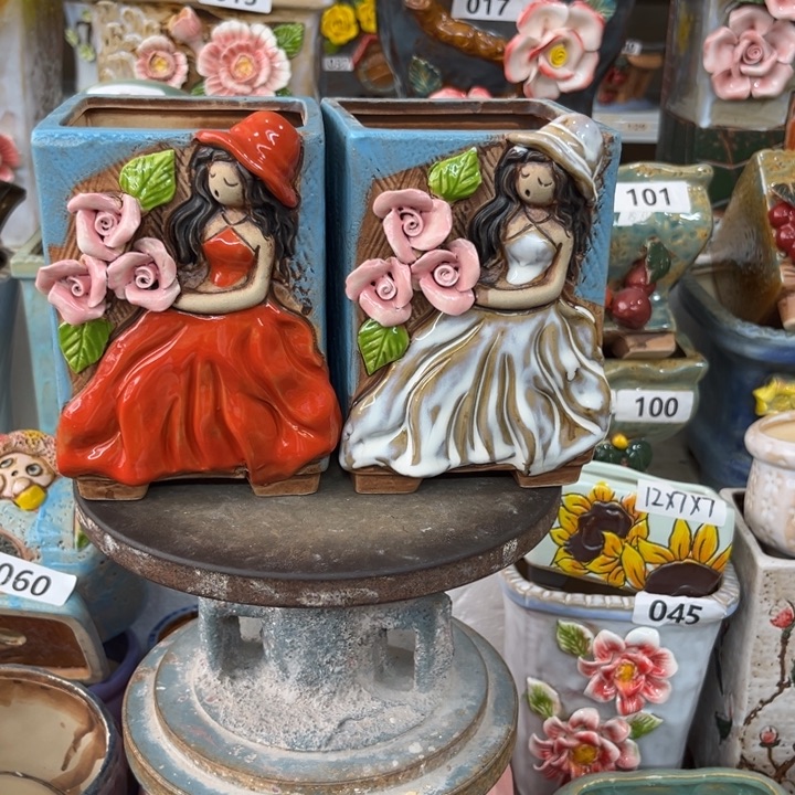 紫砂花盆粗陶材质多肉花盆