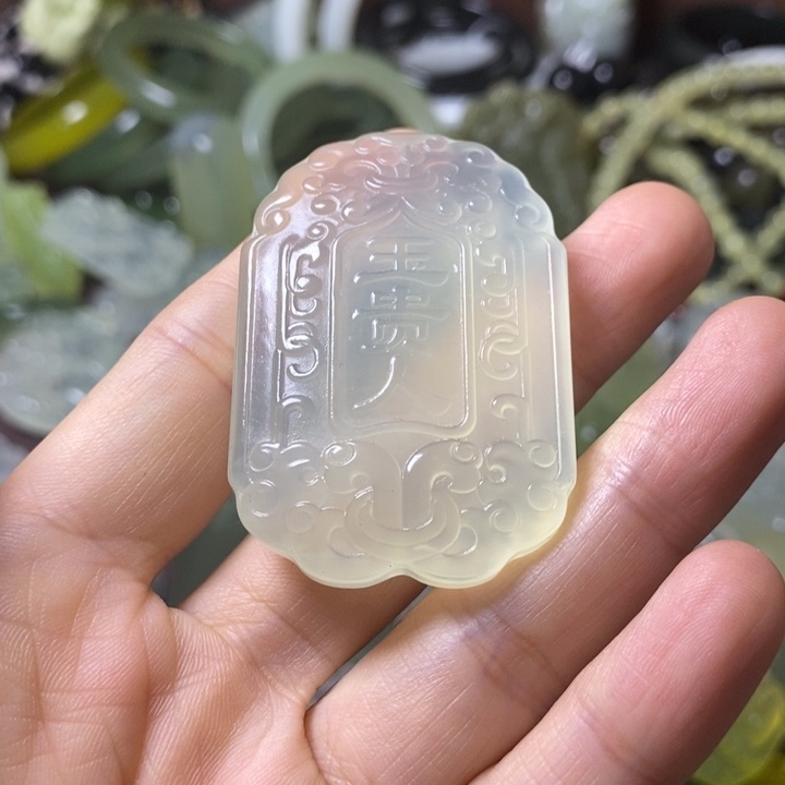 岫玉岫玉挂件未镶嵌