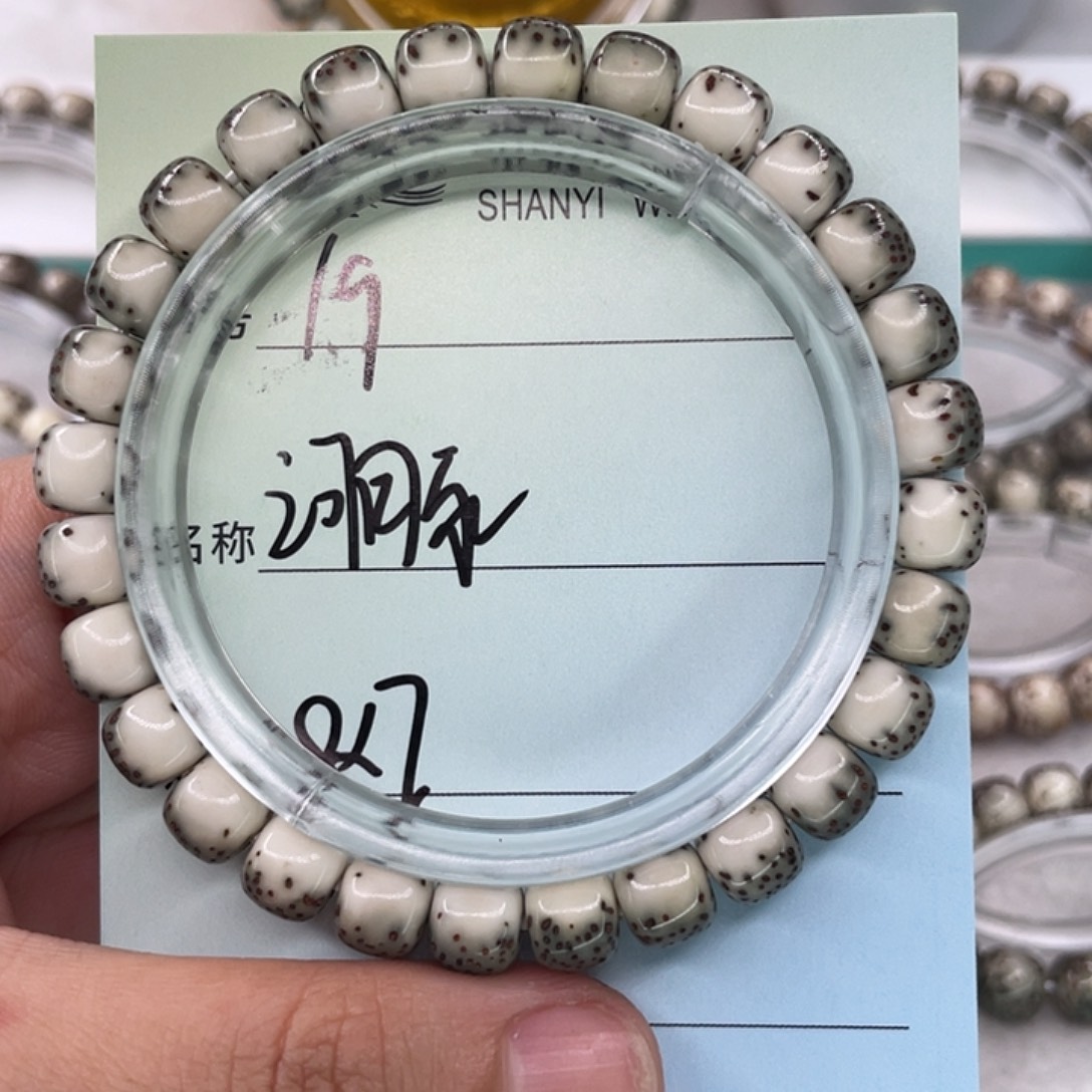 隼***星月菩提手串19河豚