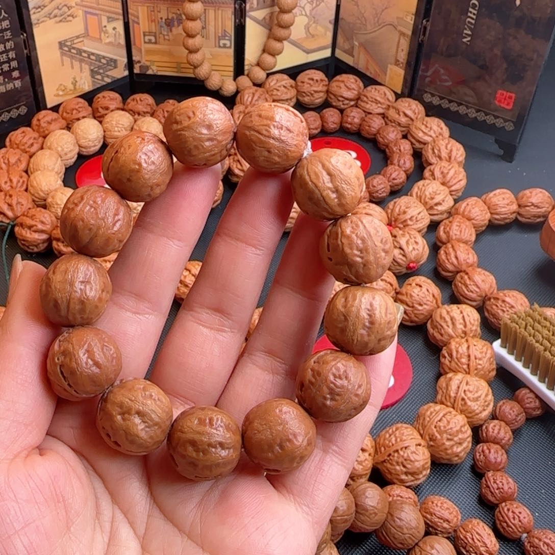 文玩核桃手串3*-滴溜圆