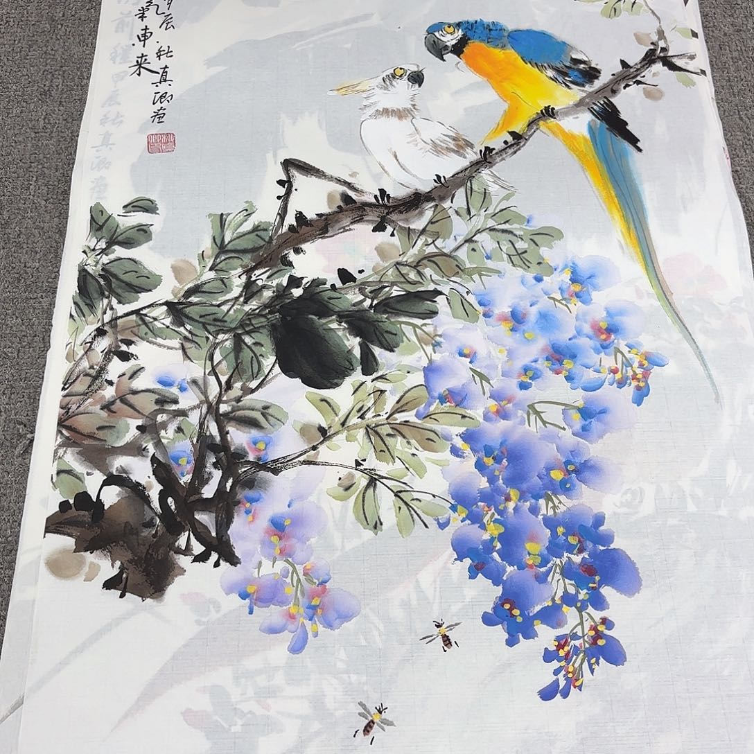国画国画作品多次在国内外