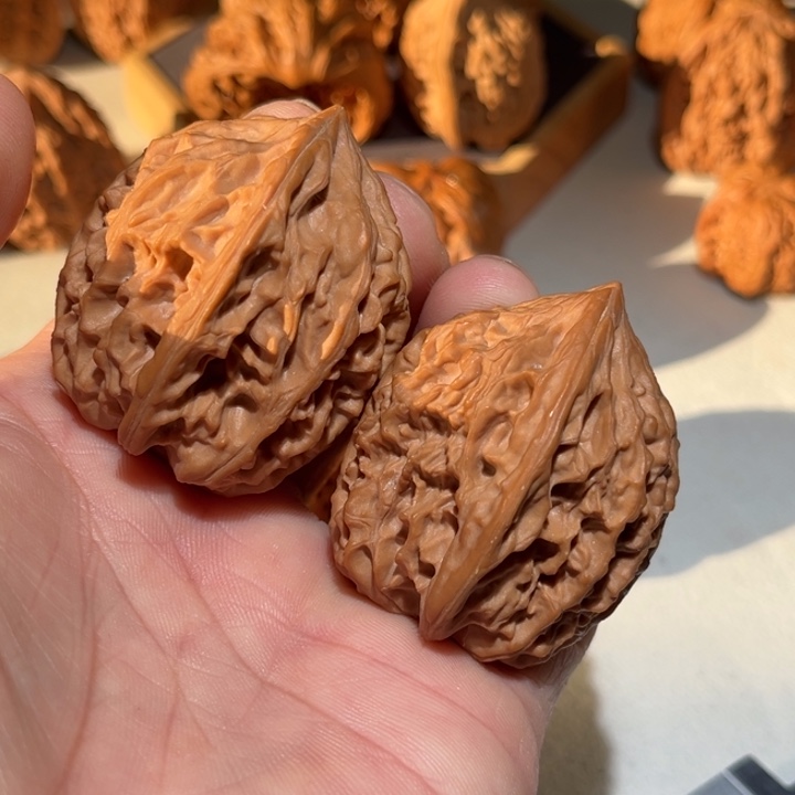 把件文玩核桃40老款鸡心