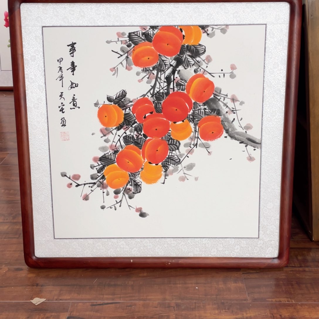 国画带框尺寸63*63厘米