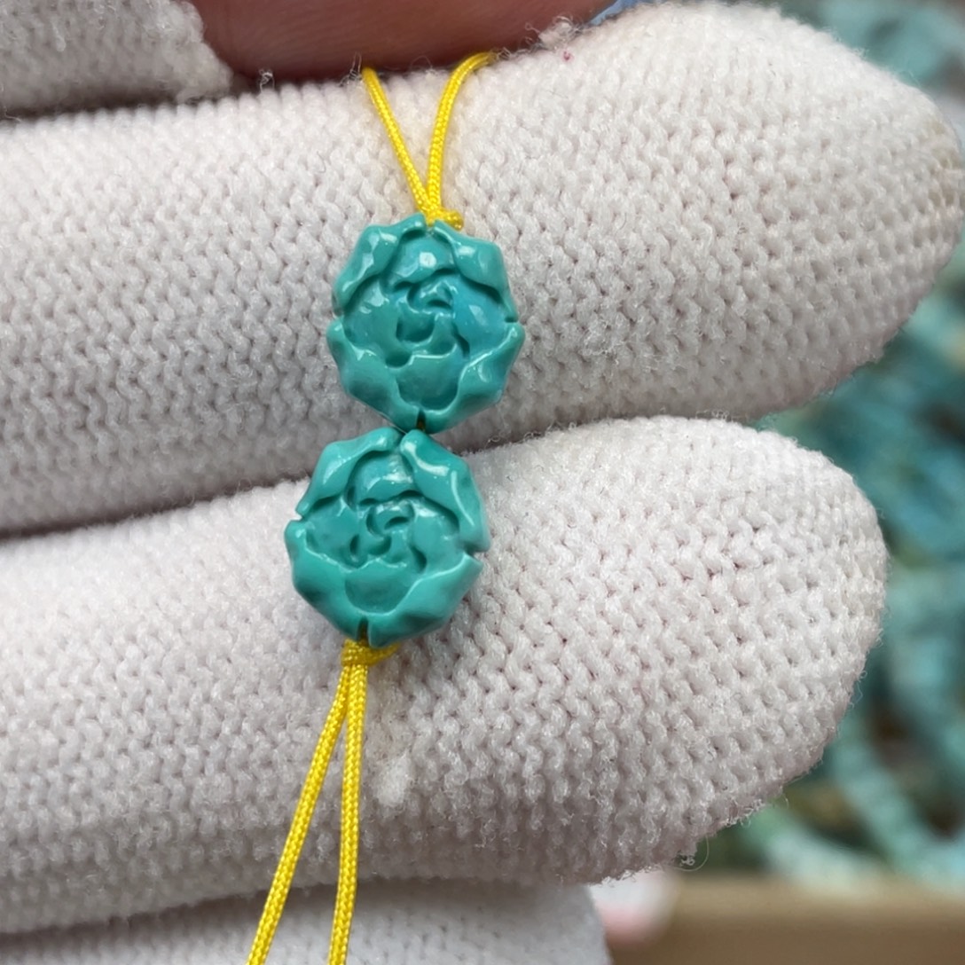 绿松石未镶嵌挂件