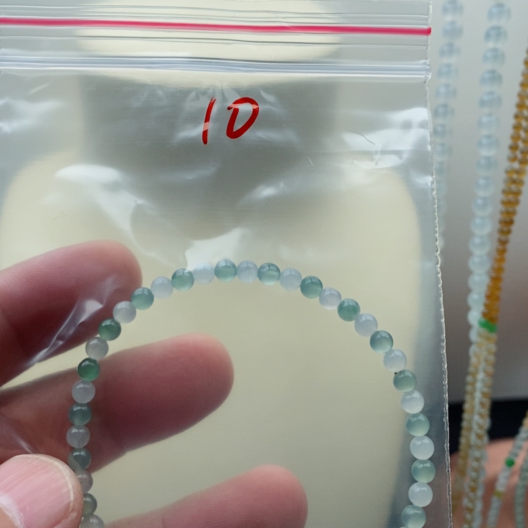 定制翡翠未镶嵌翡翠珠链