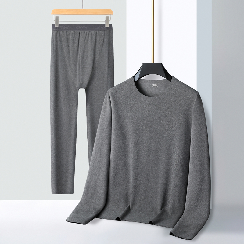 【宝总推荐保暖套装】护膝抗菌随心裁双面磨绒大码男士170-270斤