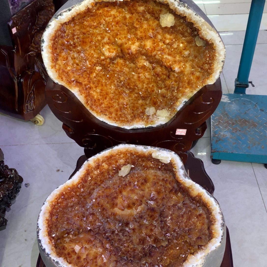 水晶摆件未镶嵌聚宝盆