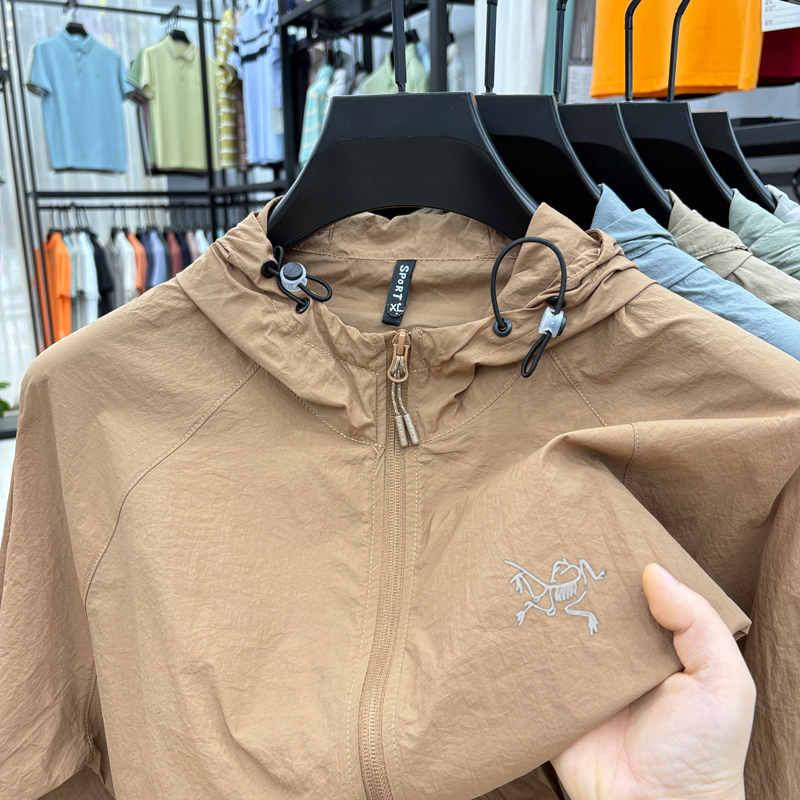 【撤柜清仓】防晒衣男刺绣连帽男女同款防晒服男UPF50+吸湿速干外套