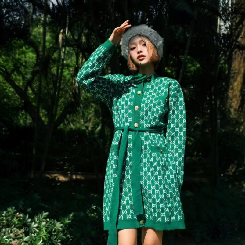 99新 GUCCI/古驰 海囤 古驰S码/bx59270连衣裙