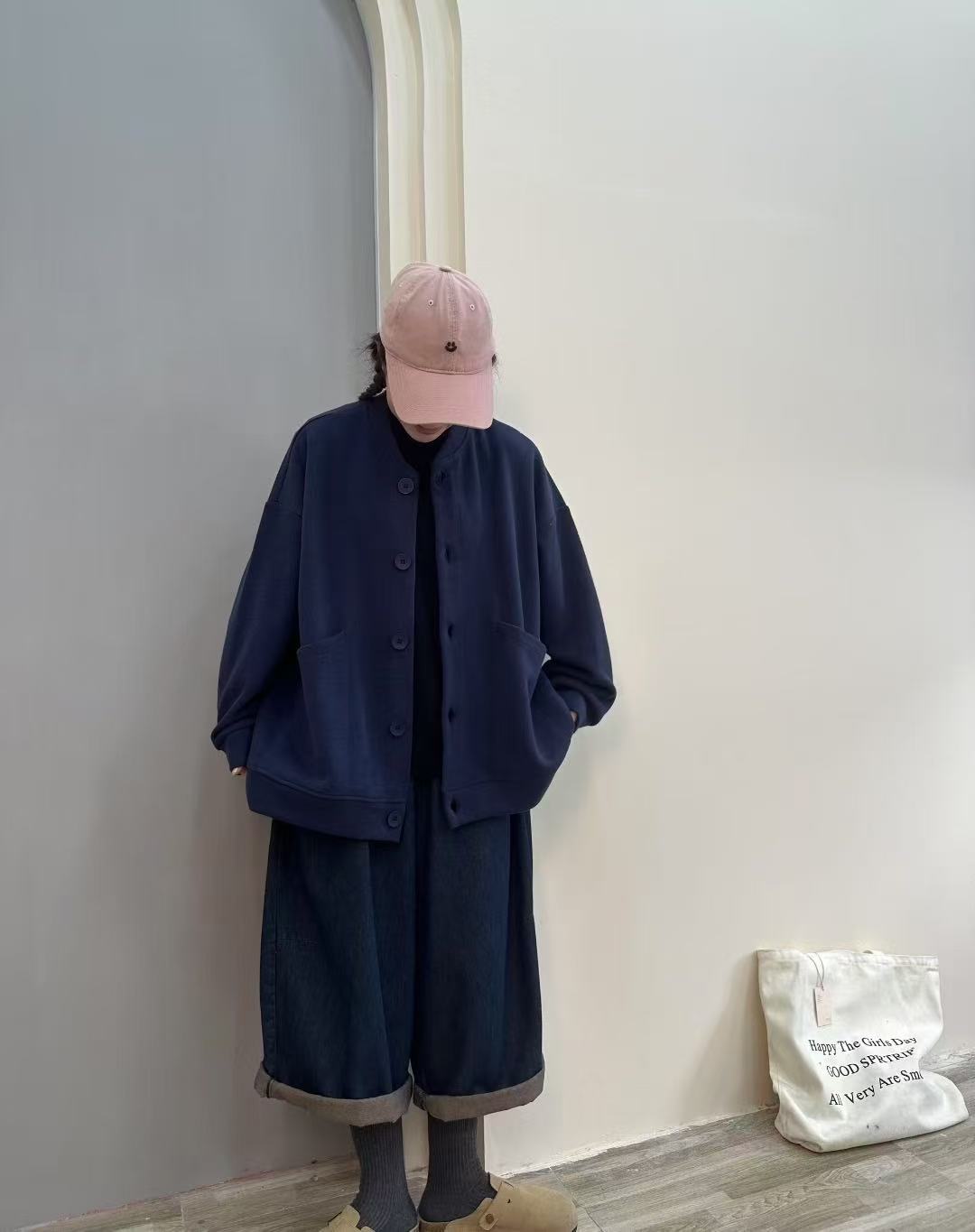 新款短款棒球服简约外套8882ins潮流春秋休闲棒球服外套百搭时尚