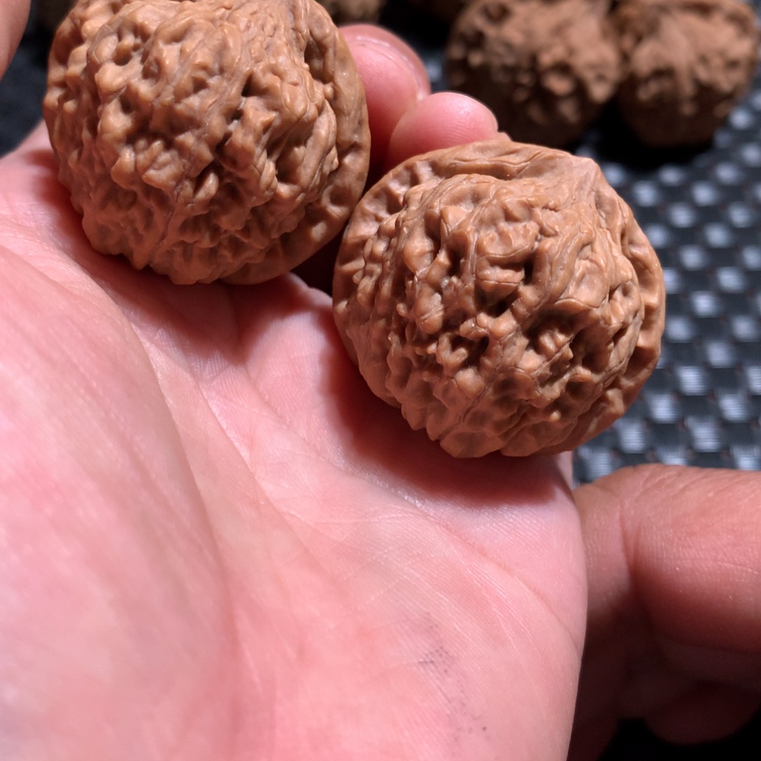 文玩核桃把件36玉玺