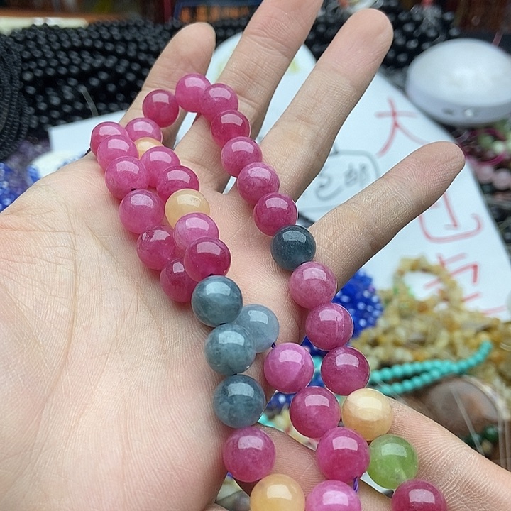 玛瑙/玉髓未镶嵌珠宝半成品一条A233