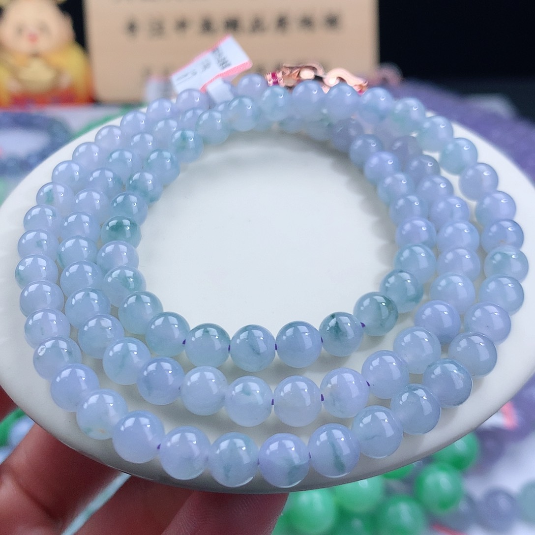 翡翠手链未镶嵌卡6