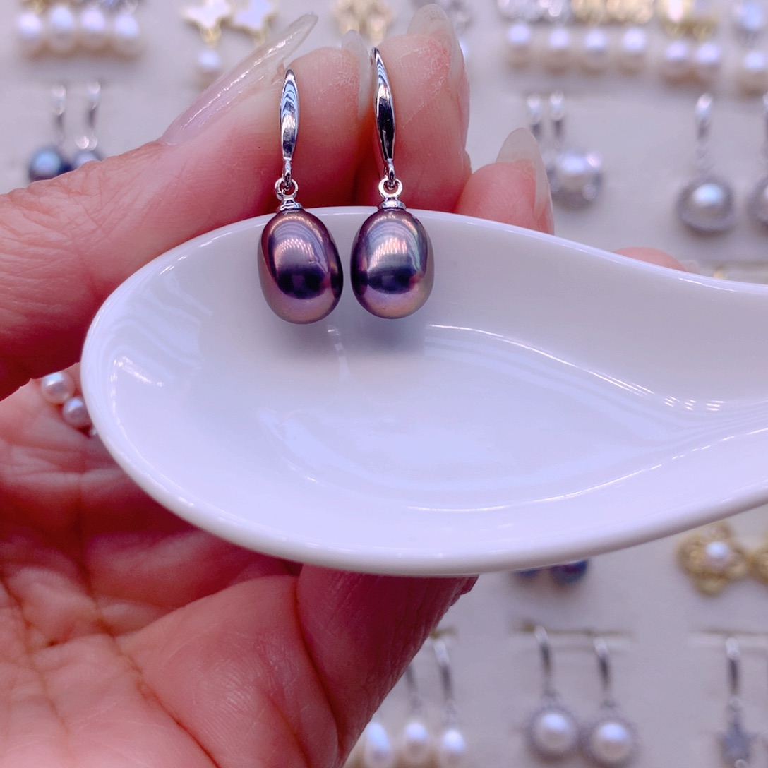 耳饰合金淡水珍珠